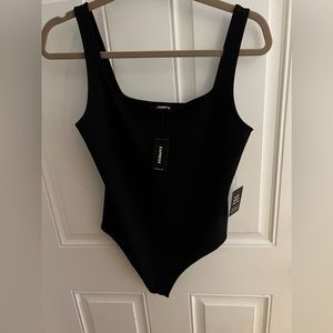 Express Black Bodysuit NWT